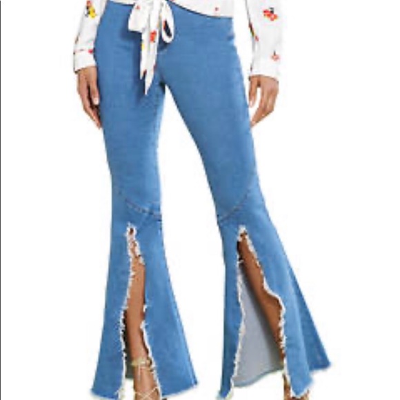 Split bell bottom jeans Clearance
